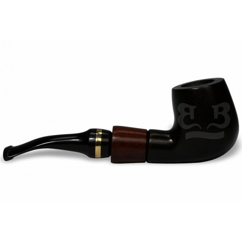 Cachimbo Anel Dourado Curvo Encerado (Filtro Permanente) Piteira Chifre